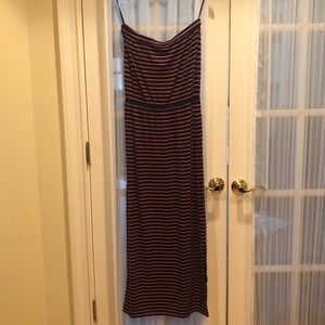 Madewell strapless maxi dress